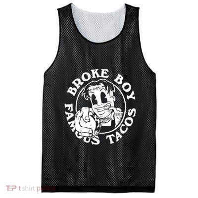 Broke Boy Taco Broke Boy Famous Tacos Mesh Reversible Basketball Jersey Tank