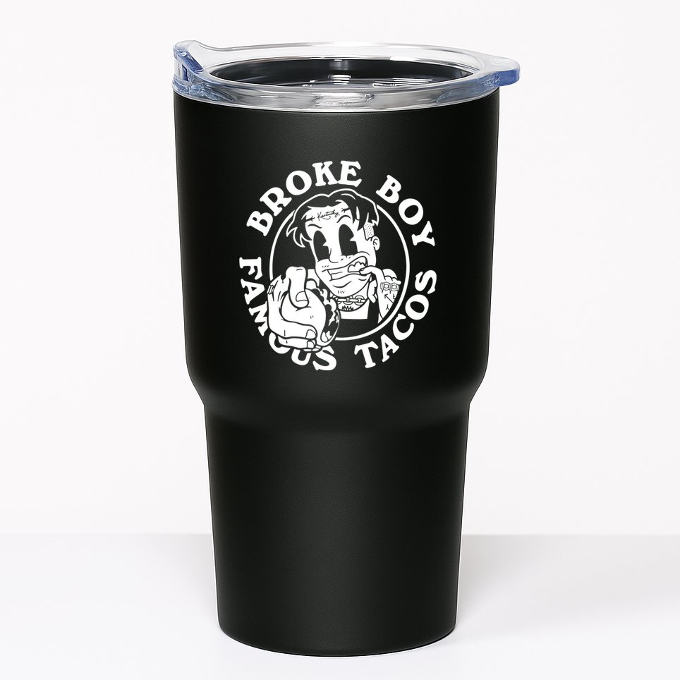 Broke Boy Taco Broke Boy Famous Tacos Tumbler