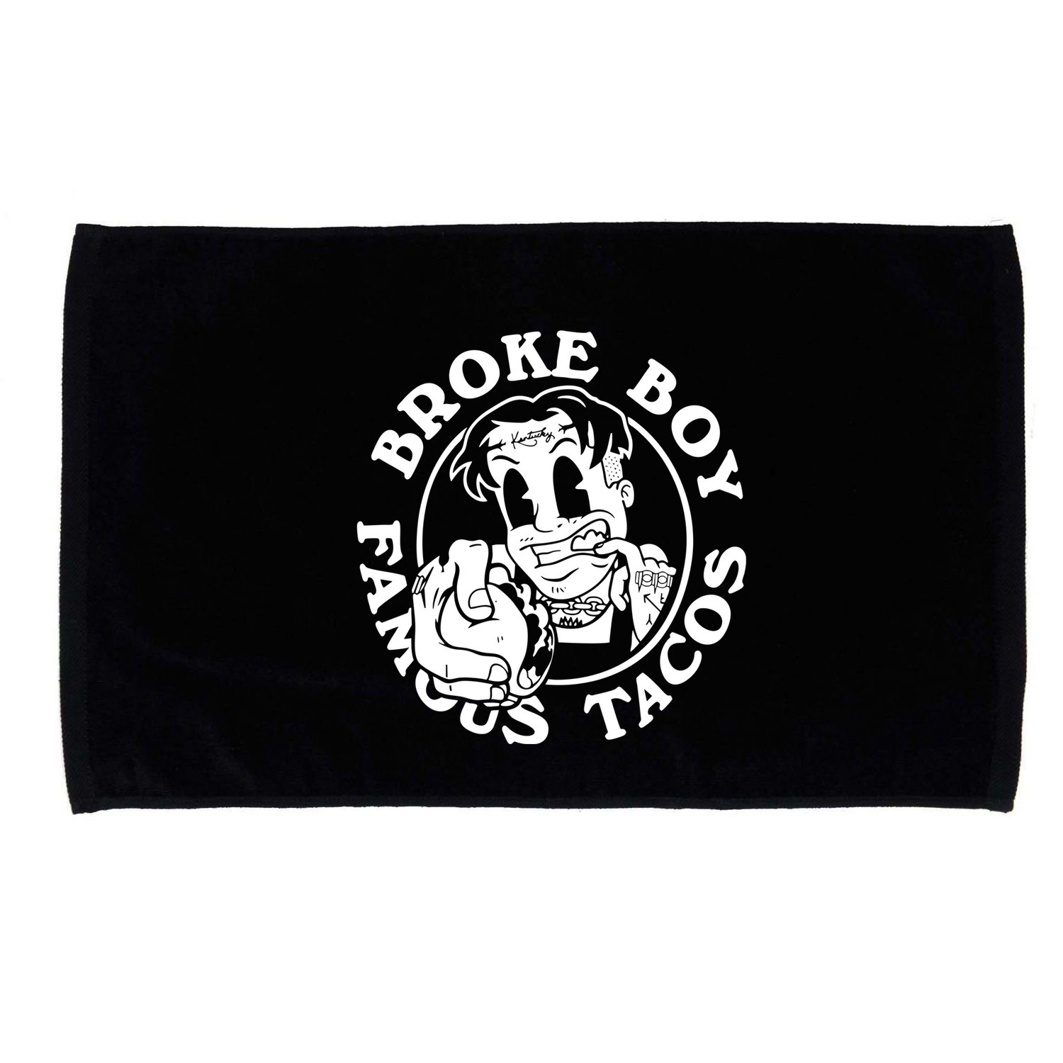 Broke Boy Taco Broke Boy Famous Tacos Microfiber Hand Towel