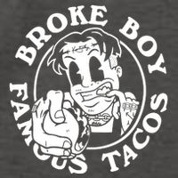 Broke Boy Taco Broke Boy Famous Tacos Vector Backpack