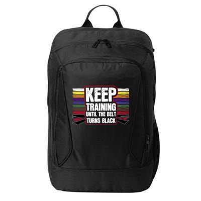 Black Belt Training Martial Arts Taekwondo Gift Idea Gift City Backpack