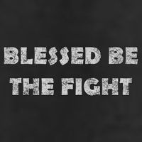 Blessed Be The Fight Gift 7 Panel Mesh Trucker Snapback Hat