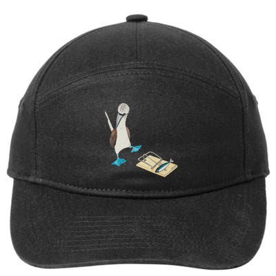 Bluefooted Booby Trap 7-Panel Snapback Hat