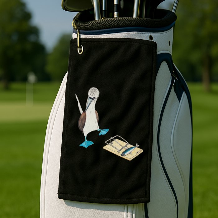 Bluefooted Booby Trap Golf Towel