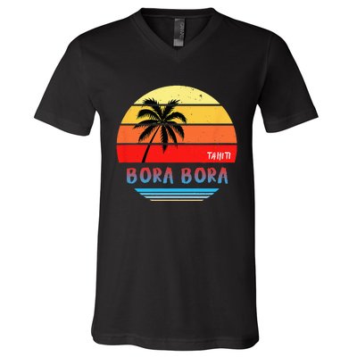 Bora Bora Tahiti V-Neck T-Shirt