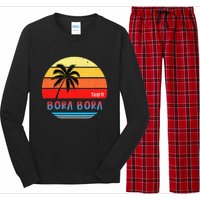 Bora Bora Tahiti Long Sleeve Pajama Set