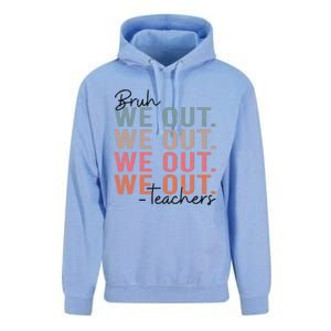 Bye Bruh Teacher Happy Last Day Of School Hello Summer Funny Unisex Surf Hoodie