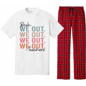 Bye Bruh Teacher Happy Last Day Of School Hello Summer Funny Pajama Set