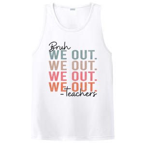 Bye Bruh Teacher Happy Last Day Of School Hello Summer Funny PosiCharge Competitor Tank