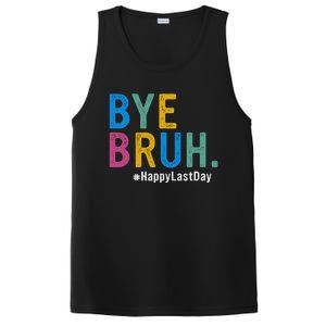 Bye Bruh Teacher Happy Last Day Of School Teacher Student Design PosiCharge Competitor Tank