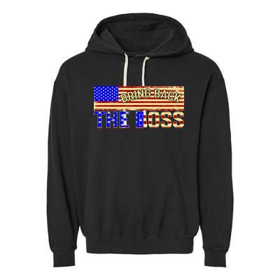 Bring Back The Boss Donald Trump Garment-Dyed Fleece Hoodie