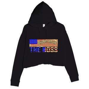 Bring Back The Boss Donald Trump Crop Fleece Hoodie