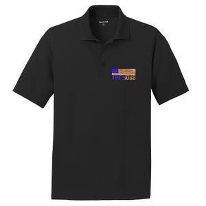 Bring Back The Boss Donald Trump PosiCharge RacerMesh Polo