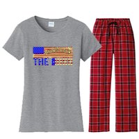 Bring Back The Boss Donald Trump Women's Flannel Pajama Set