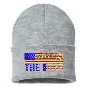 Bring Back The Boss Donald Trump Sustainable Knit Beanie