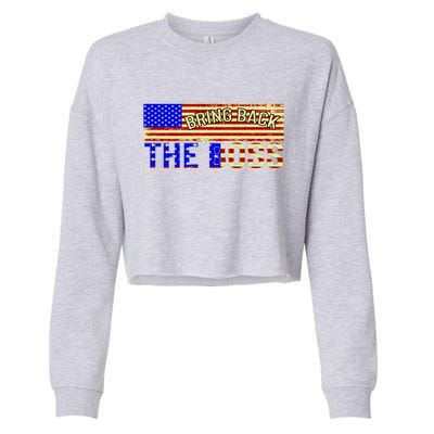 Bring Back The Boss Donald Trump Cropped Pullover Crew