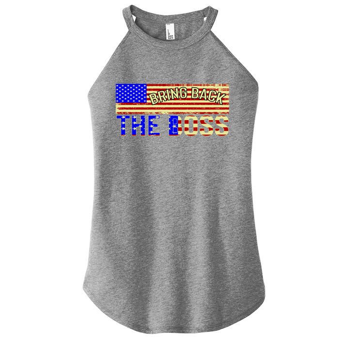 Bring Back The Boss Donald Trump Women's Perfect Tri Rocker Tank