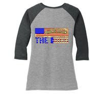 Bring Back The Boss Donald Trump Women's Tri-Blend 3/4-Sleeve Raglan Shirt