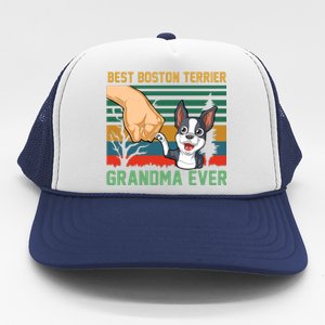 Best Boston Terrier Grandma Ever Trucker Hat