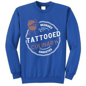 Beard: Bearded Tattooed Culinary Gangster Bbq Sayings Gift Sweatshirt