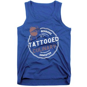 Beard: Bearded Tattooed Culinary Gangster Bbq Sayings Gift Tank Top