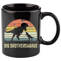 Big Brothersaurus T Rex Dinosaur Big Brother Saurus Family 11oz C Handle Ceramic Mug