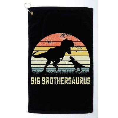 Big Brothersaurus T Rex Dinosaur Big Brother Saurus Family Golf Towel