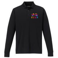 Bye Bruh Teacher Happy Last Day Of School Hello Summer Performance Long Sleeve Polo