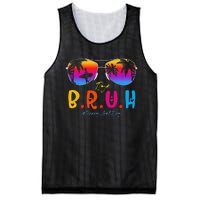 Bye Bruh Teacher Happy Last Day Of School Hello Summer Mesh Reversible Basketball Jersey Tank