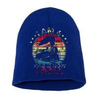 Birthday Boy Train 4 Year Old Short Acrylic Beanie