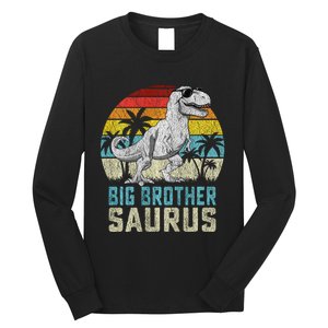 Big Brothersaurus T Rex Dinosaur Big Brother Saurus Family Long Sleeve Long Sleeve Shirt