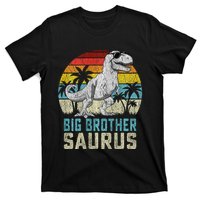 Big Brothersaurus T Rex Dinosaur Big Brother Saurus Family Long Sleeve T-Shirt