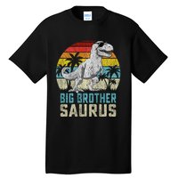 Big Brothersaurus T Rex Dinosaur Big Brother Saurus Family Long Sleeve Tall T-Shirt