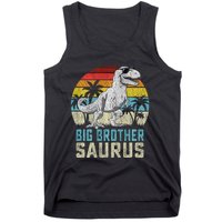 Big Brothersaurus T Rex Dinosaur Big Brother Saurus Family Long Sleeve Tank Top