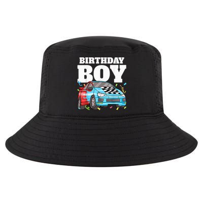 Birthday Boy Toddler Race Car Racing Car Driver Theme Cool Comfort Performance Bucket Hat