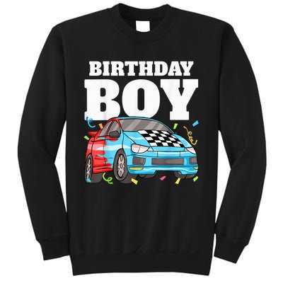 Birthday Boy Toddler Race Car Racing Car Driver Theme Sweatshirt