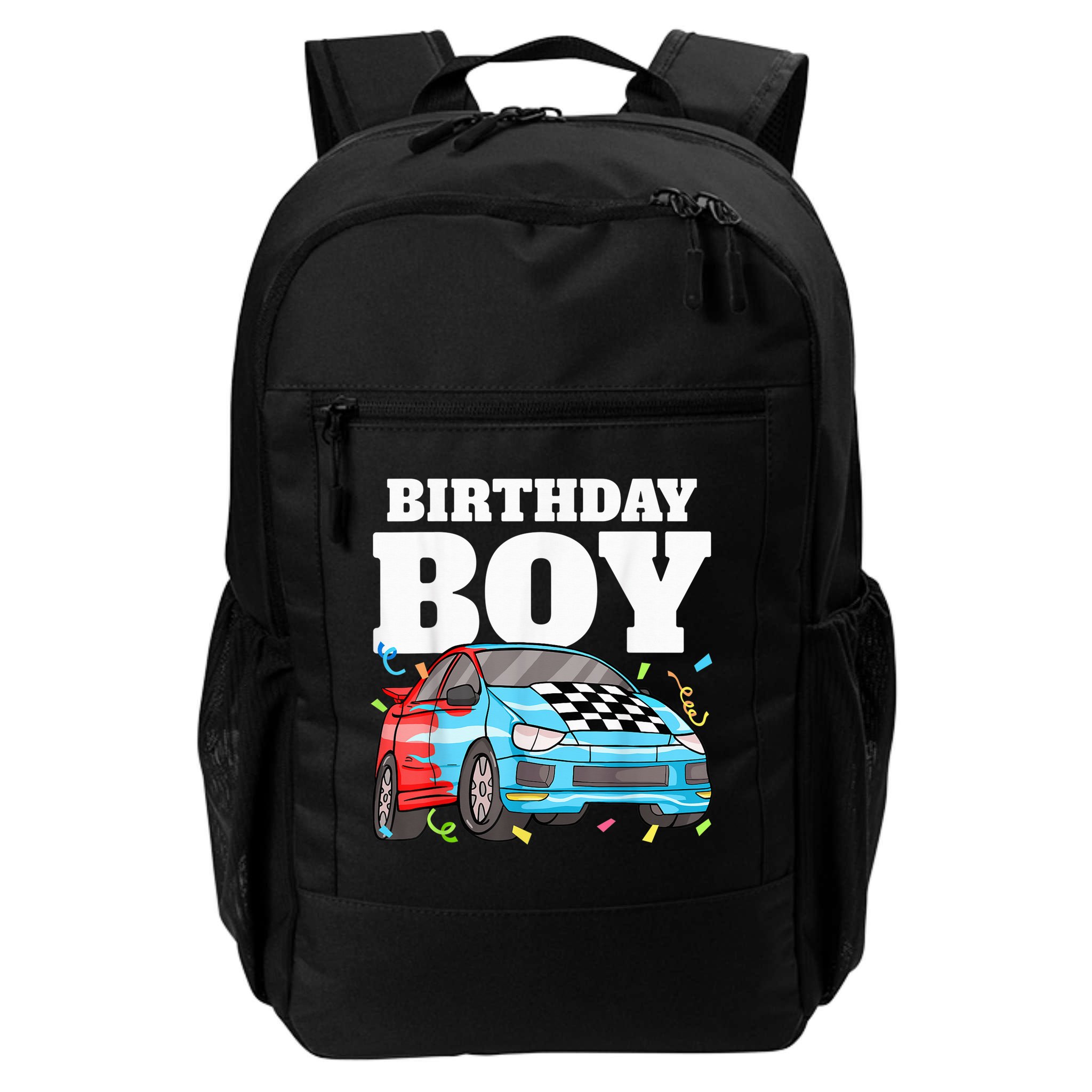 Birthday Boy Toddler Race Car Racing Car Driver Theme Backpack