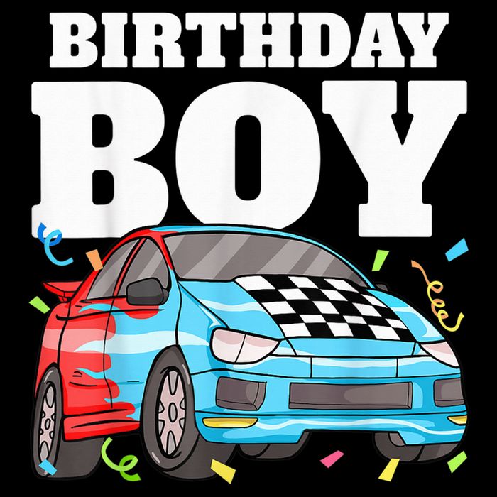 Birthday Boy Toddler Race Car Racing Car Driver Theme 16 in Basic Backpack
