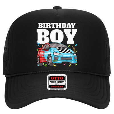 Birthday Boy Toddler Race Car Racing Car Driver Theme Hat