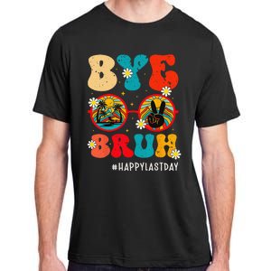 Bye Bruh Teacher Happy Last Day of School Hello Summer Funny Adult ChromaSoft Performance T-Shirt