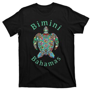 Bimini, Bahamas Tribal Turtle Gift T-Shirt