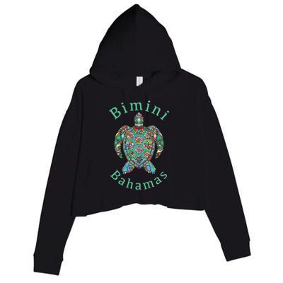 Bimini, Bahamas Tribal Turtle Gift Crop Fleece Hoodie