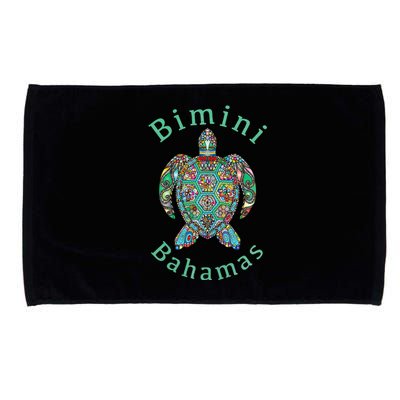 Bimini, Bahamas Tribal Turtle Gift Microfiber Hand Towel