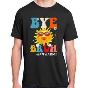 Bye Bruh Teacher Happy Last Day of School Hello Summer Funny Adult ChromaSoft Performance T-Shirt