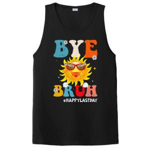 Bye Bruh Teacher Happy Last Day of School Hello Summer Funny PosiCharge Competitor Tank