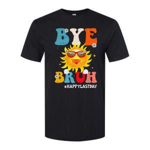 Bye Bruh Teacher Happy Last Day of School Hello Summer Funny Softstyle CVC T-Shirt