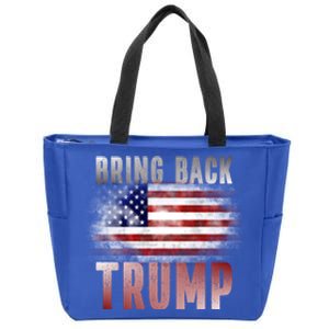 Bring Back Trump Pro Trump Anti Biden Save America 2024 Gift Zip Tote Bag