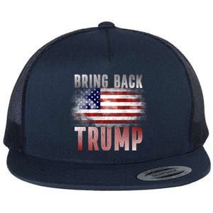 Bring Back Trump Pro Trump Anti Biden Save America 2024 Gift Flat Bill Trucker Hat