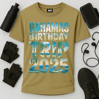 Bahamas Birthday Trip 2025 Vacation Party Crew Cruise Cooling Performance Crew T-Shirt