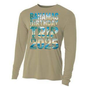 Bahamas Birthday Trip 2025 Vacation Party Crew Cruise Cooling Performance Long Sleeve Crew